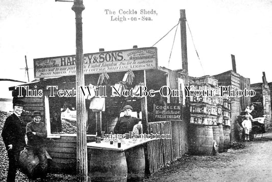 ES 4121 - The Cockle Sheds, Leigh On Sea, Essex c1915