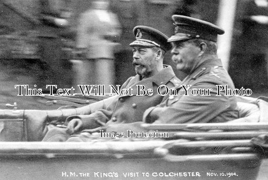 ES 4207 - HM Kings Visit To Colchester, Essex 1914