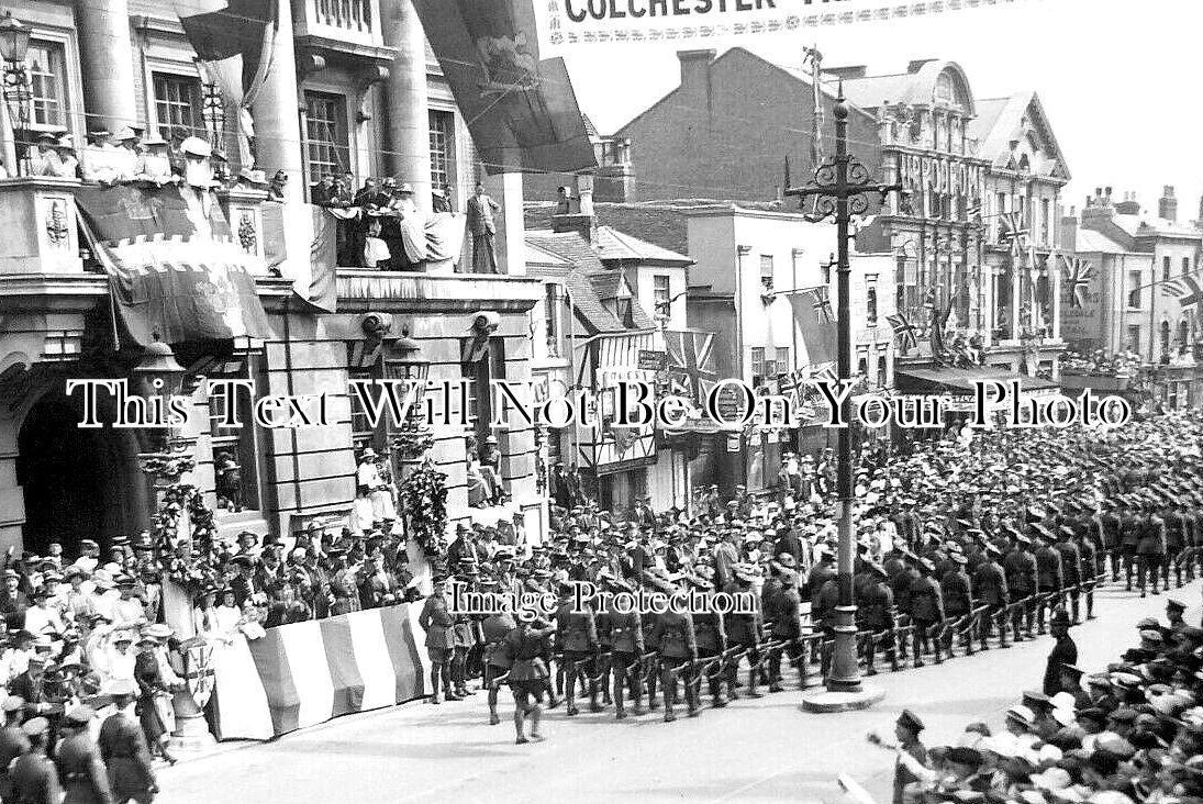 ES 4260 - Colchester Thanks You, Army Military Parade, Essex WW1