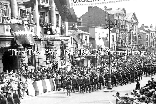 ES 4260 - Colchester Thanks You, Army Military Parade, Essex WW1