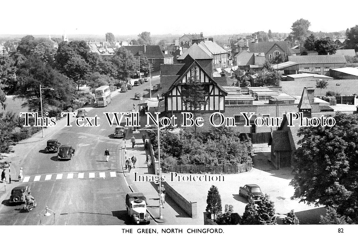 ES 4285 - The Green, North Chingford, Essex c1940