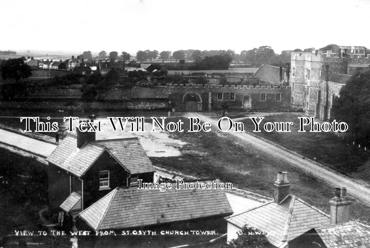 ES 4288 - View From St Osyth Church Tower, Clacton On Sea, Essex