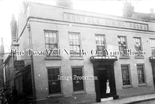 ES 4306 - Norfolk Dining Rooms Pub, Harwich, Essex c1906