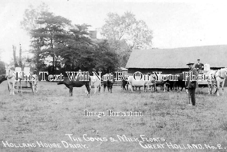 ES 436 - The Cows & Milk Floats, Great Holland, Essex