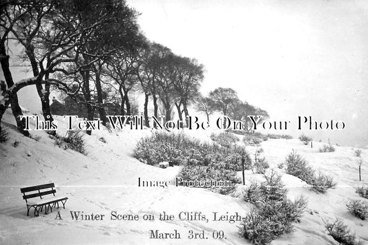 ES 4597 - Winter, Leigh On Sea, Essex c1909