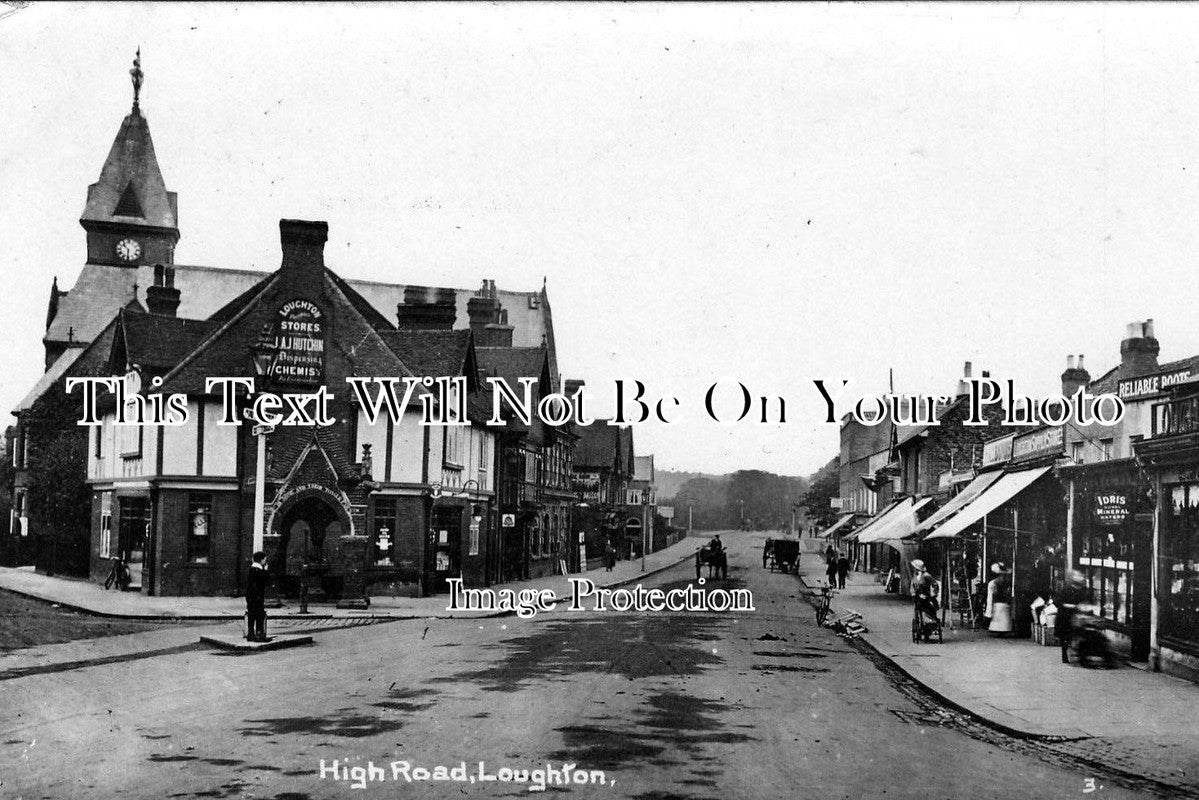 ES 474 - High Road, Loughton, Essex c1917