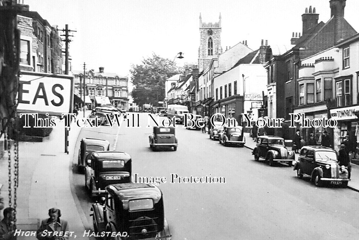 ES 4745 - High Street, Halstead, Essex c1949