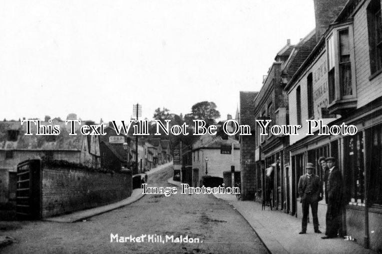 ES 475 - Market Hill, Maldon, Essex c1914