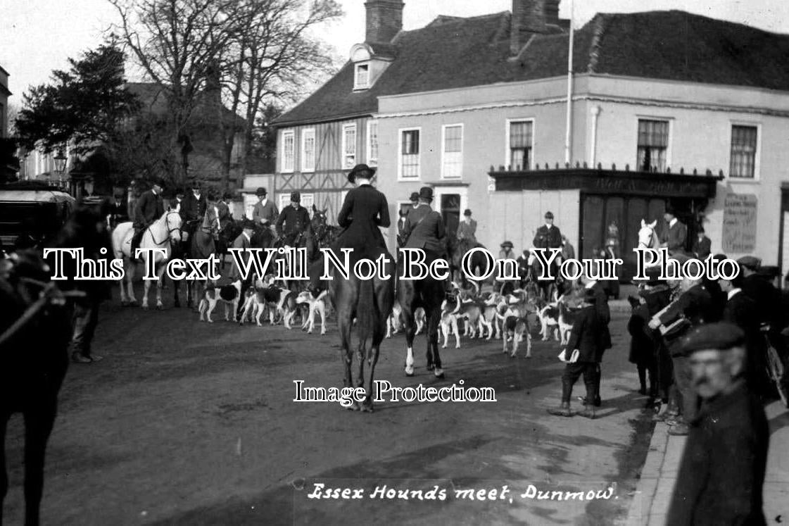 ES 479 - Essex Hounds Meet, Dunmow, Essex c1914