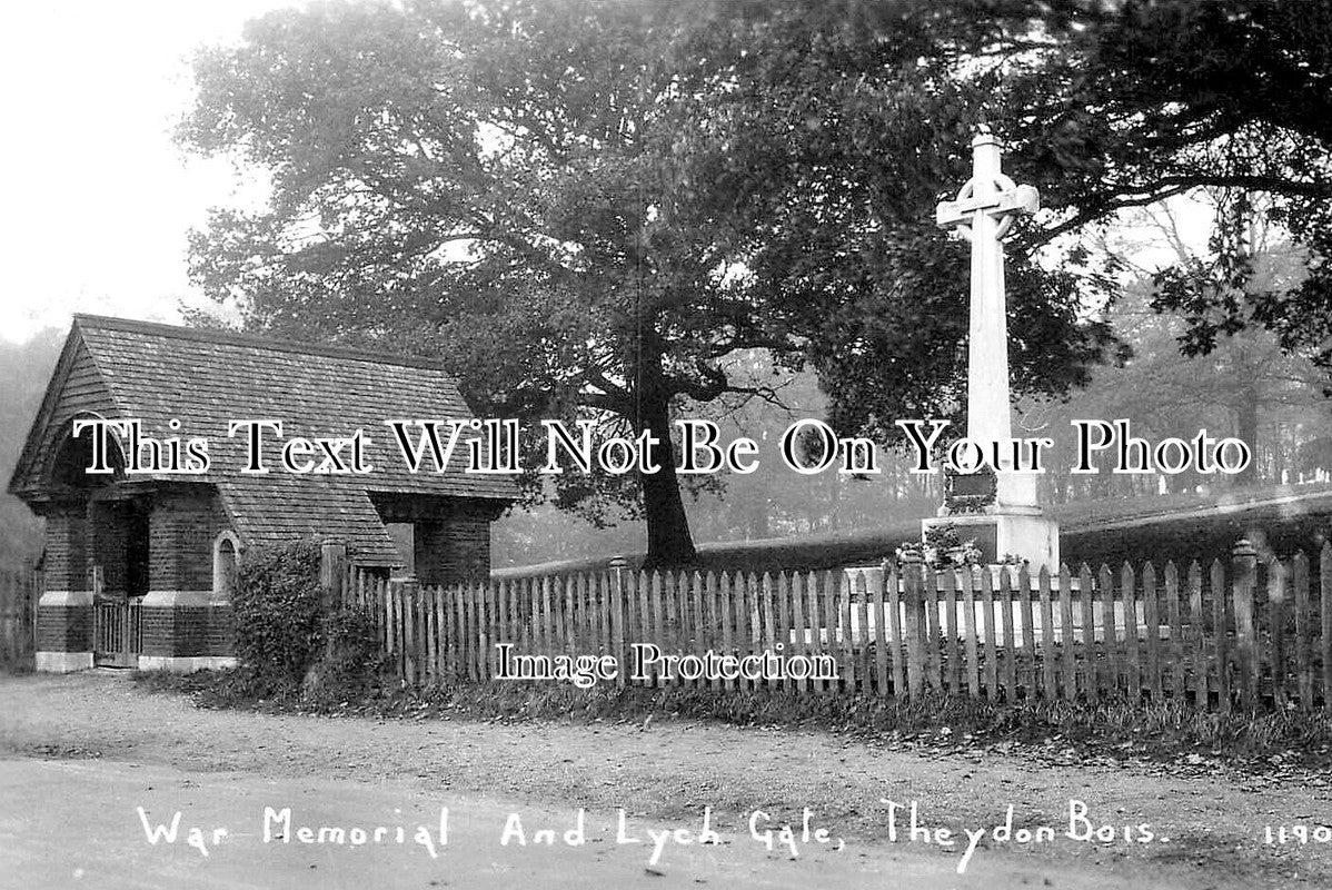 ES 4800 - Theydon Bois War Memorial & Lych Gate, Essex