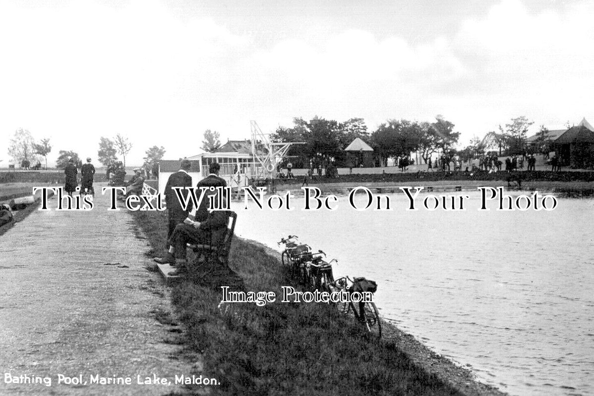 ES 4820 - Bathing Pool, Marine Lake, Maldon, Essex