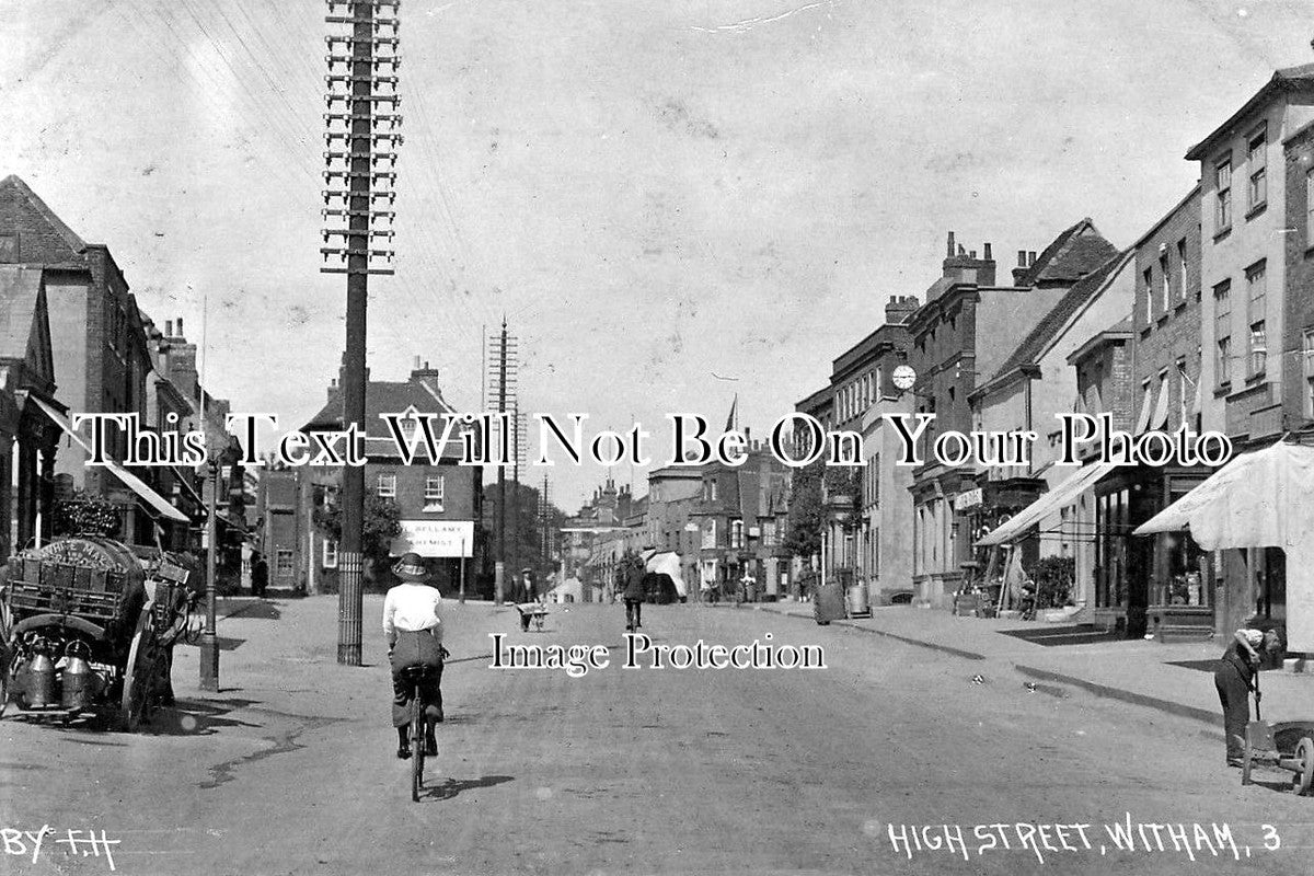 ES 500 - High Street, Witham, Essex c1918