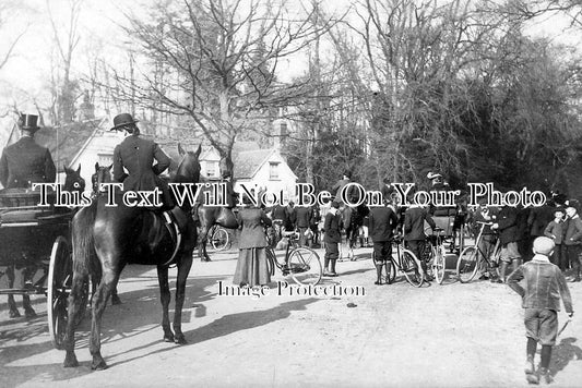 ES 504 - Fox Hunting At Gosfield, Essex 1907