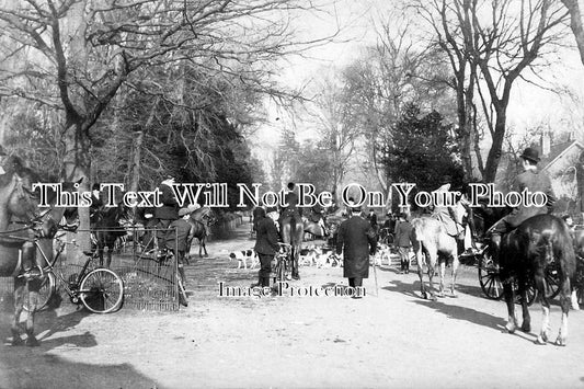 ES 505 - Fox Hunting At Gosfield, Essex 1907 FOX HUNTING at GOSFIELD (Essex), Feb 28th 1907