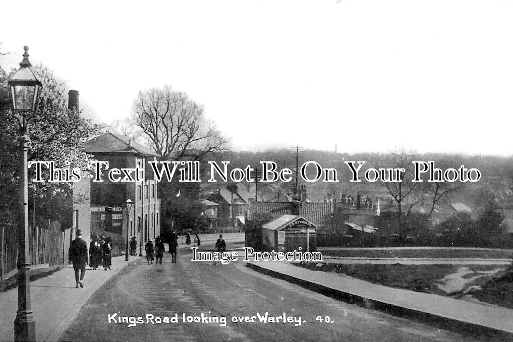 ES 5055 - Kings Road Looking Over Warley, Brentwood, Essex