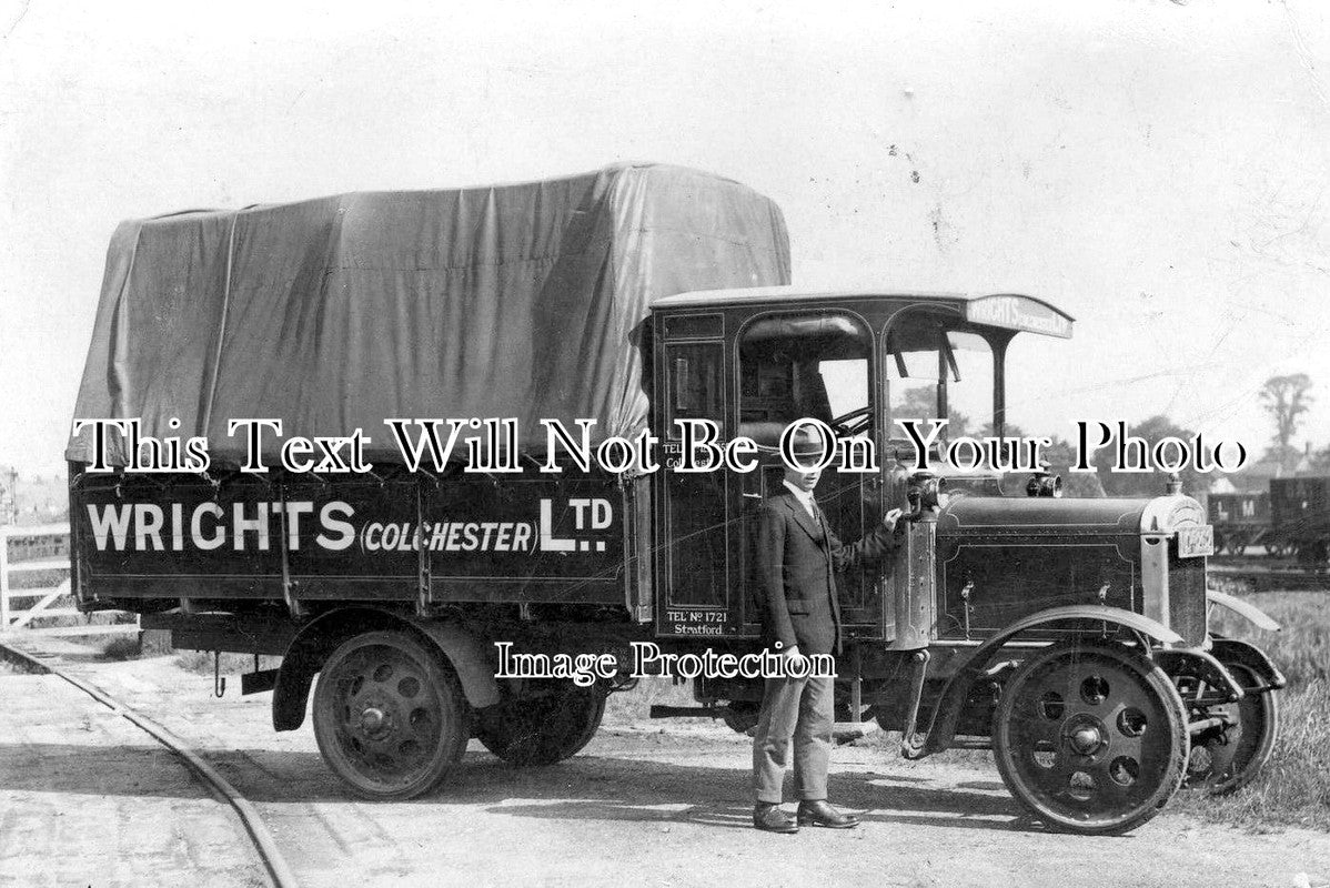 ES 507 - Wrights Lorry, Colchester, Essex