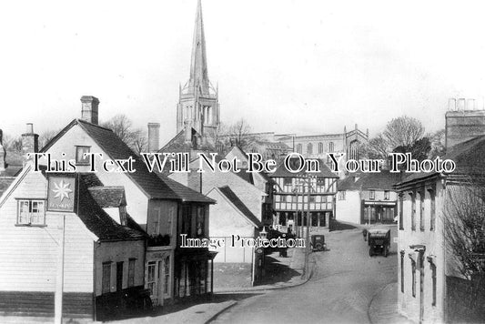 ES 5106 - Church & Guildhall From Mill End, Thaxted, Essex