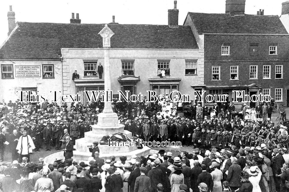 ES 5165 - Dedham Village War Memorial Ceremony, Essex 1921 WW1