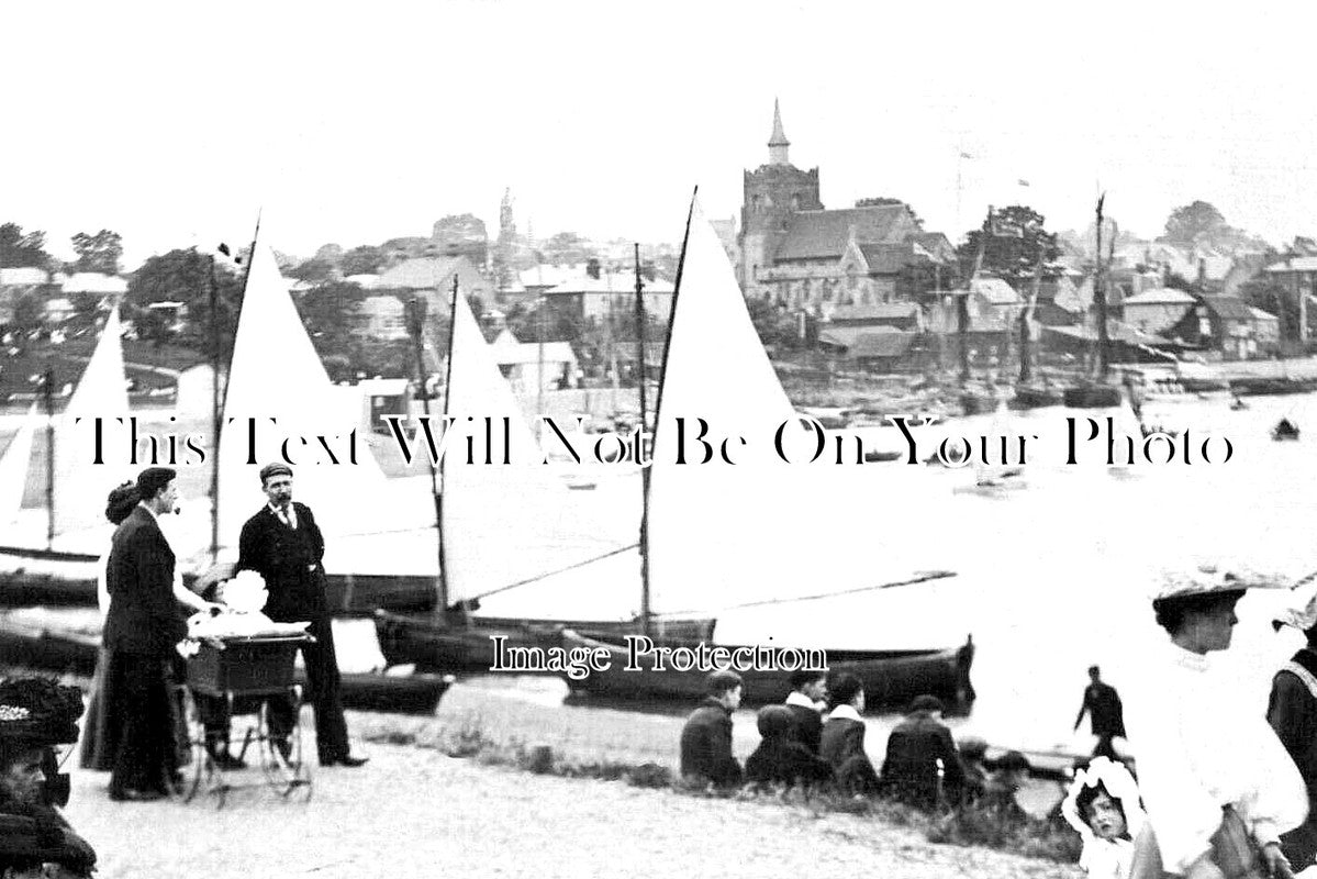 ES 5189 - Yachts At Maldon, Essex c1907