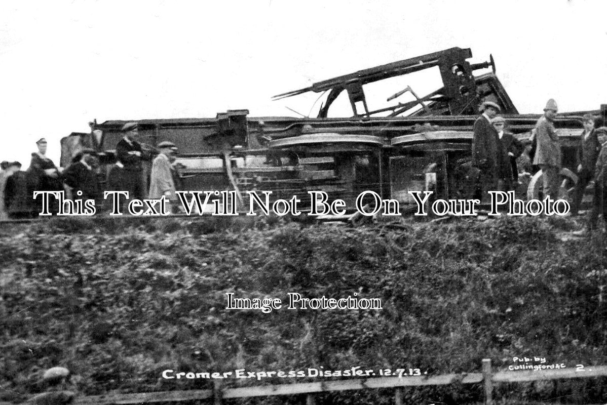 ES 5228 - Cromer Express Railway Train Crash Disaster, Colchester, Essex