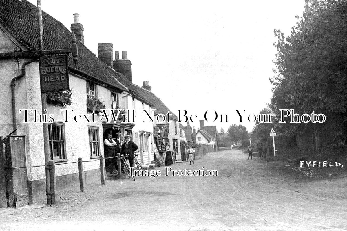 ES 5284 - The Queens Head Pub, Fyfield, Essex