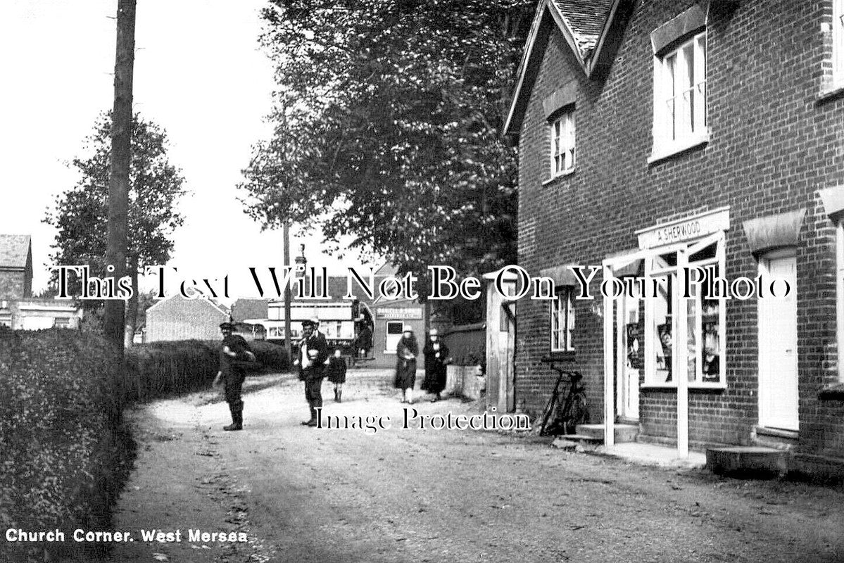 ES 5292 - Church Corner, West Mersea, Essex c1928