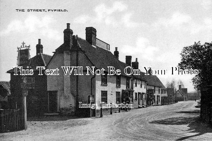 ES 533 - Queens Head Pub, The Street, Fyfield, Essex c1912