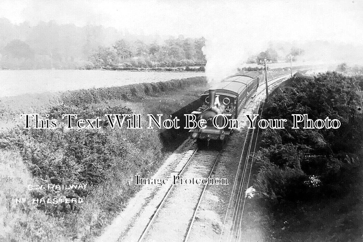 ES 5334 - CV Railway Near Halstead, Essex c1911