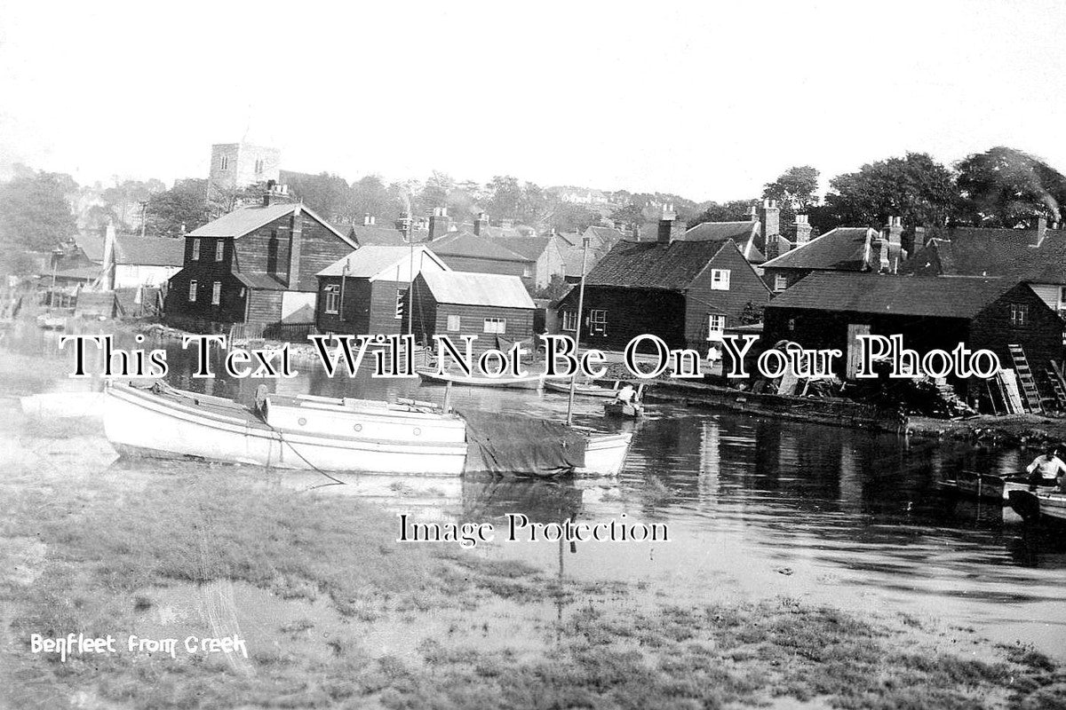 ES 5335 - Benfleet From The Creek, Essex c1945