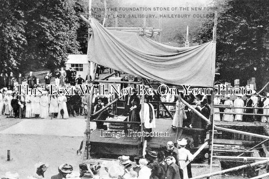 ES 5365 - Haileybury College Foundation Stone Laying, Essex