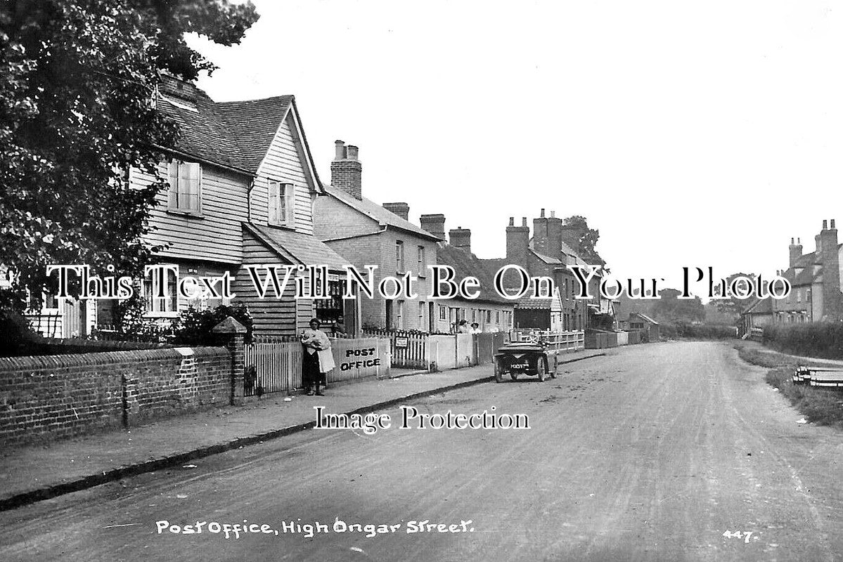 ES 5386 - The Post Office, High Ongar Street, Essex c1915