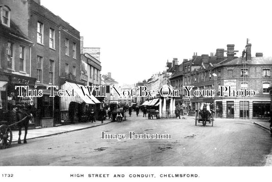 ES 5414 - High Street & Conduit, Chelmsford, Essex c1904