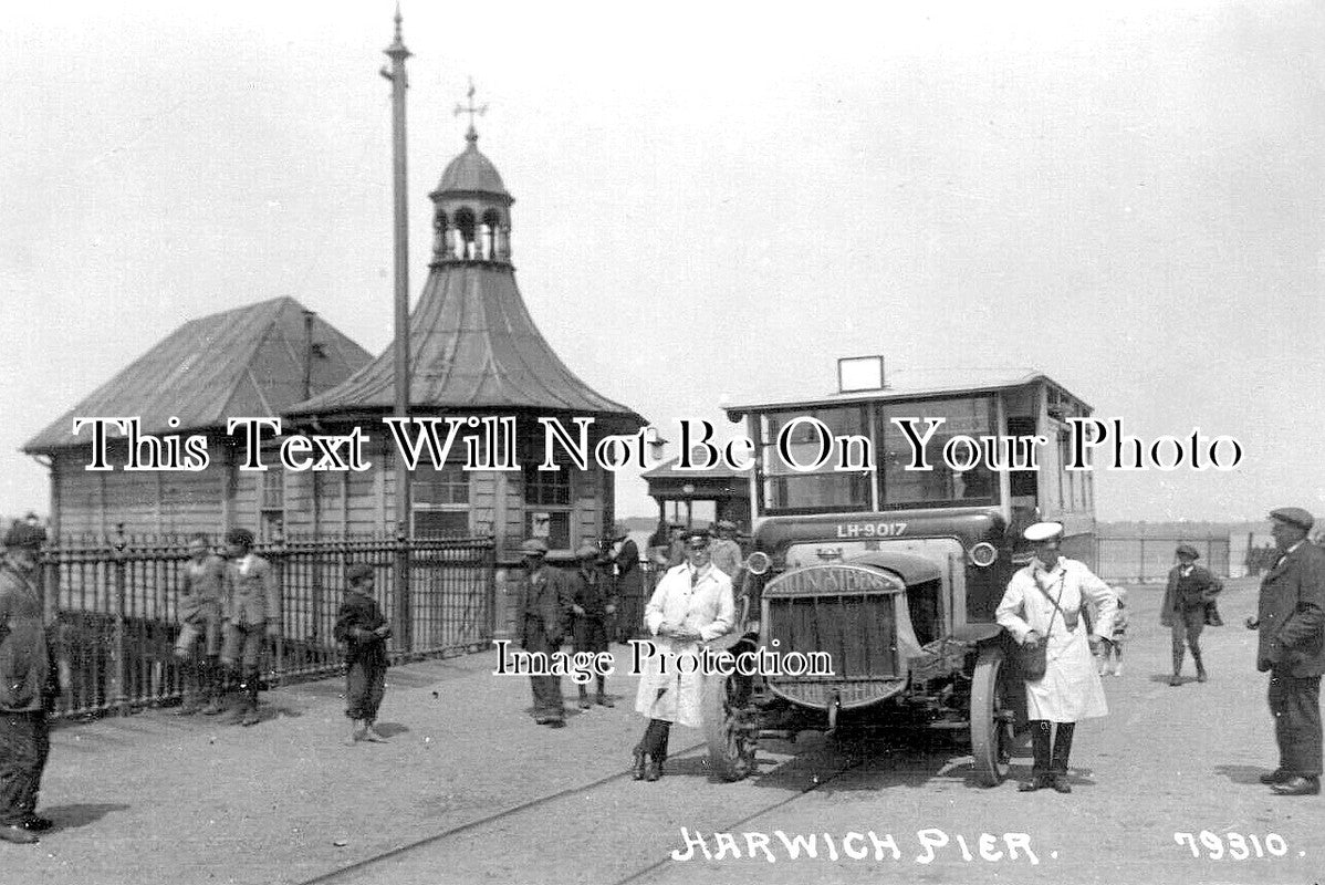 ES 5464 - Harwich Pier & Tilling Stevens Motor Bus, Essex