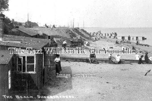 ES 5465 - The Beach, Shoeburyness, Essex c1920