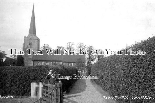 ES 5525 - Danbury Church, Essex c1912