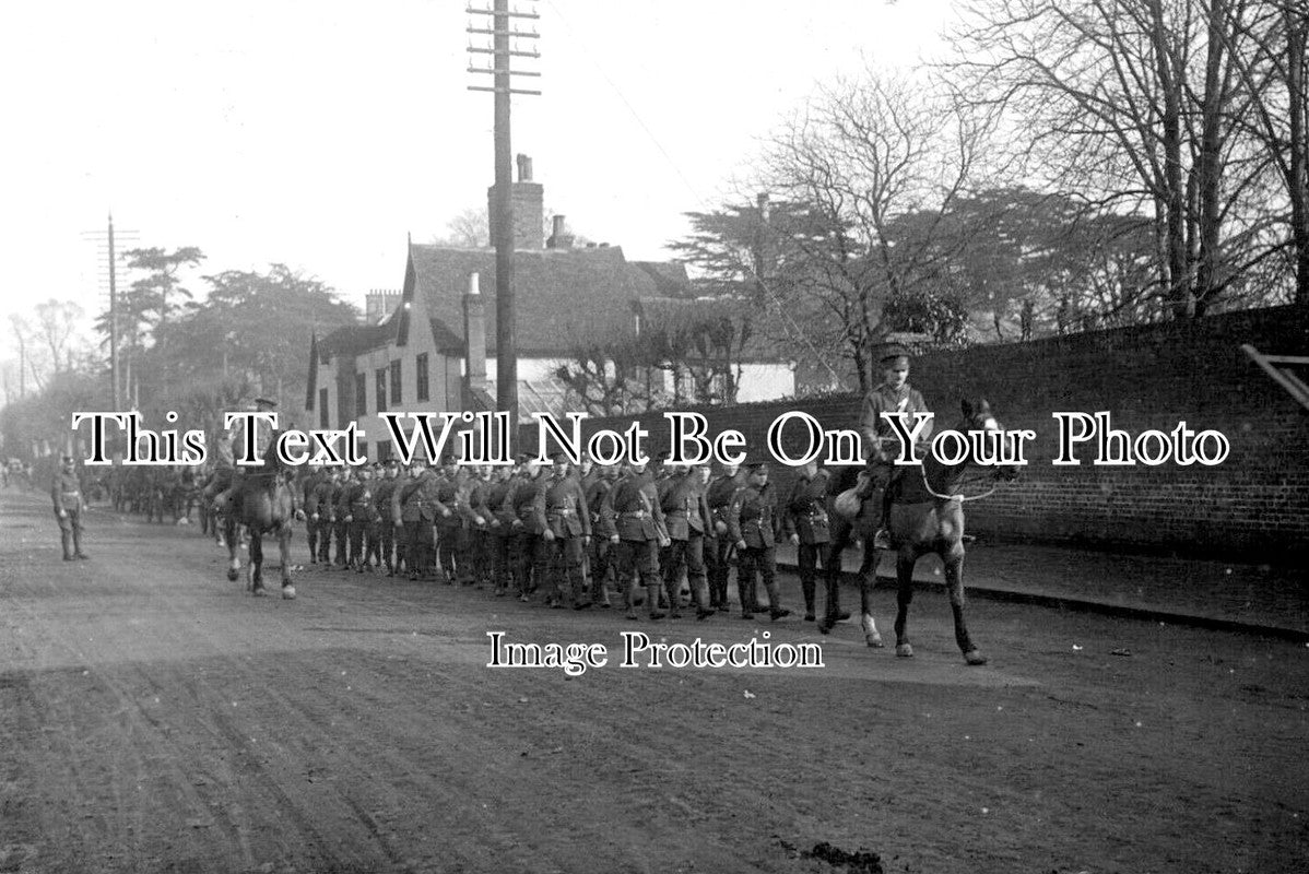 ES 5607 - Military March Through Hatfield Peverel, Essex