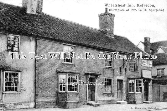 ES 5656 - The Wheatsheaf Inn Pub, Kelvedon, Essex c1905