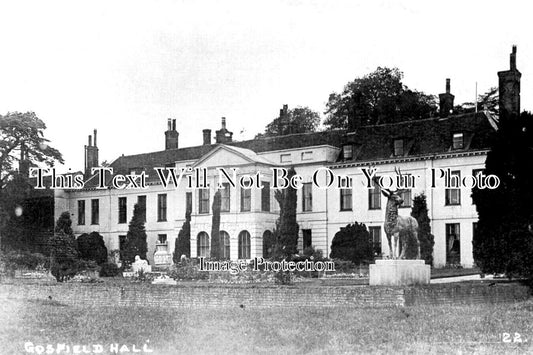 ES 5693 - Gosfield Hall, Gosfield, Essex c1919