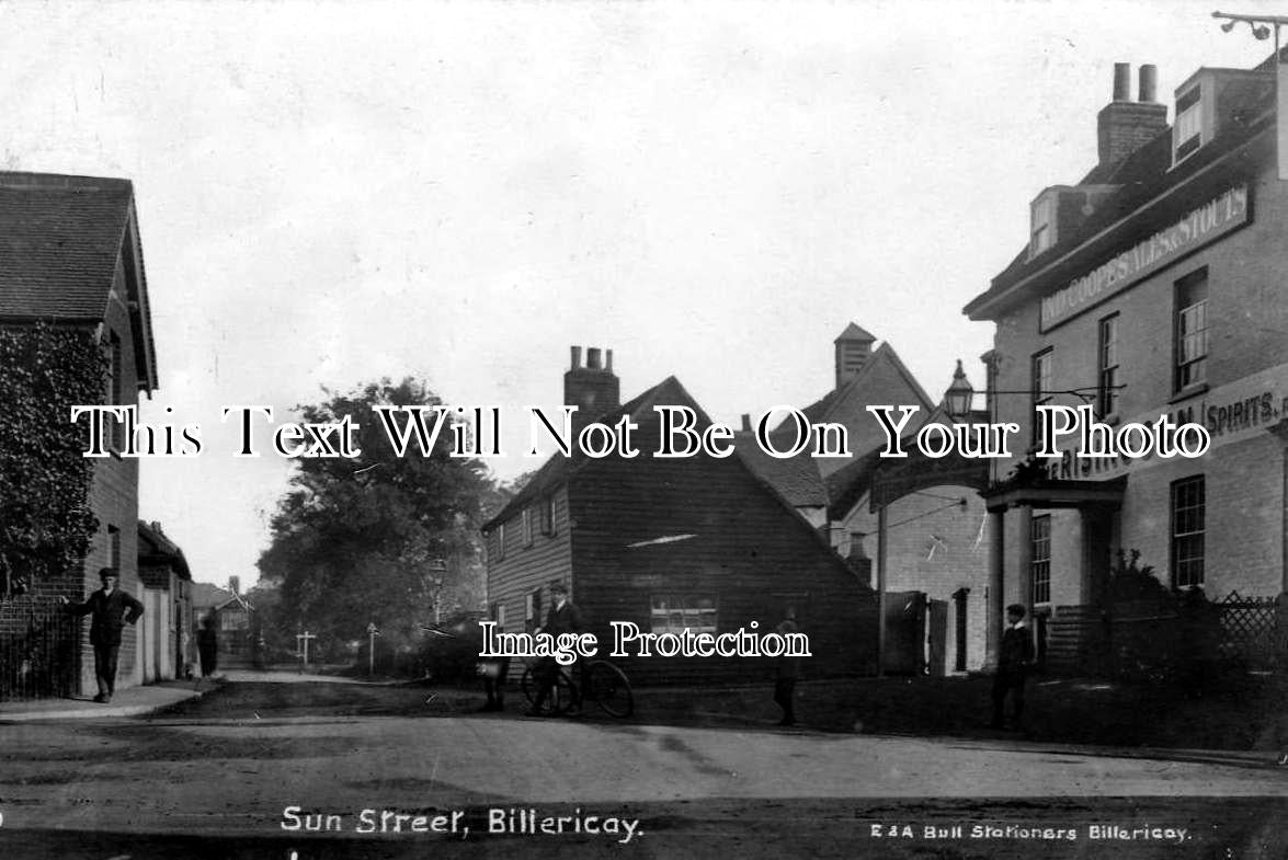 ES 57 - Rising Sun Pub, Sun Street, Billericay, Essex c1916