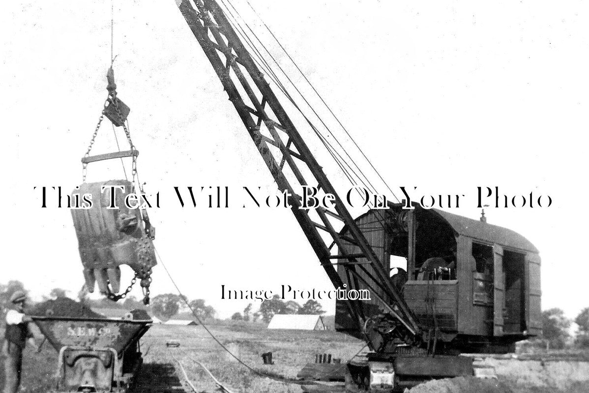 ES 5814 - Gravel Dragline Crane, Colchester, Essex