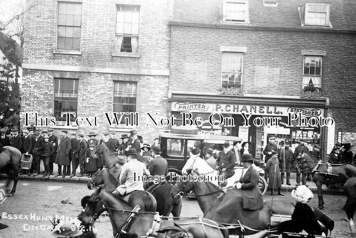 ES 5826 - Essex Hunt Meet At Ongar, Essex 1911