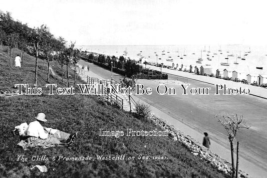 ES 5858 - The Cliffs & Promenade, Westcliff On Sea, Essex