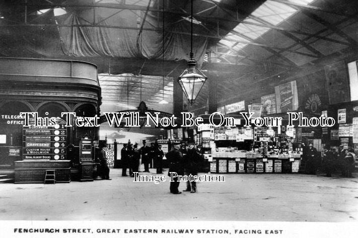 ES 595 - Great Eastern Railway Station, Fenchurch Street, Essex c1911