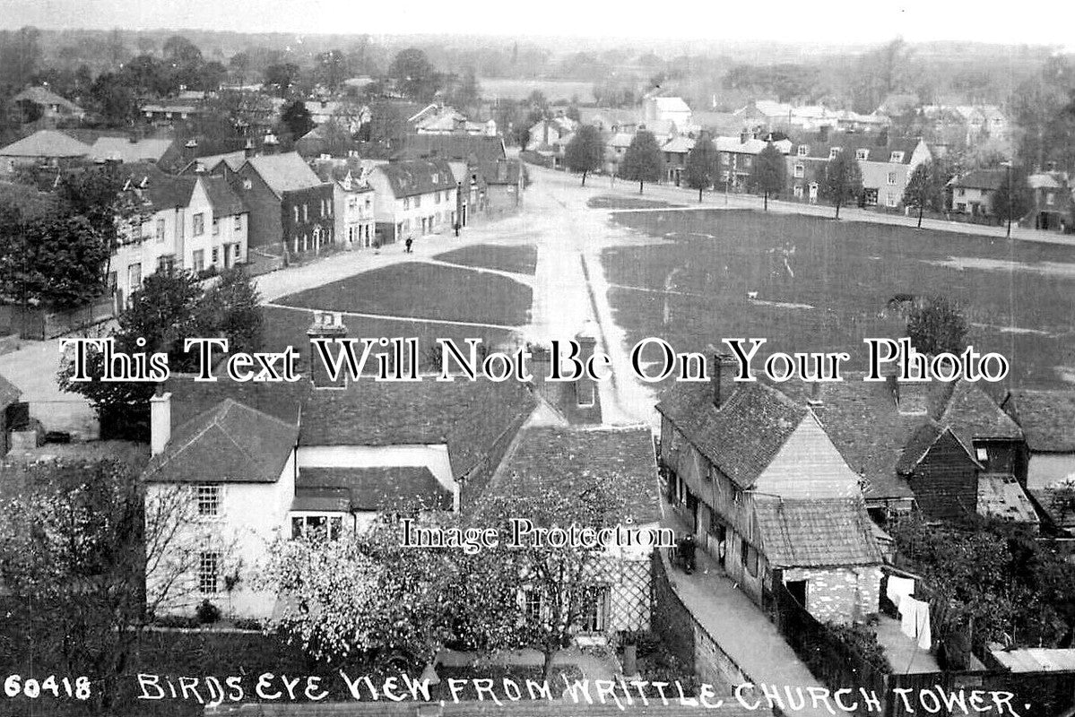 ES 5976 - View From Writtle Church Tower, Essex 1917