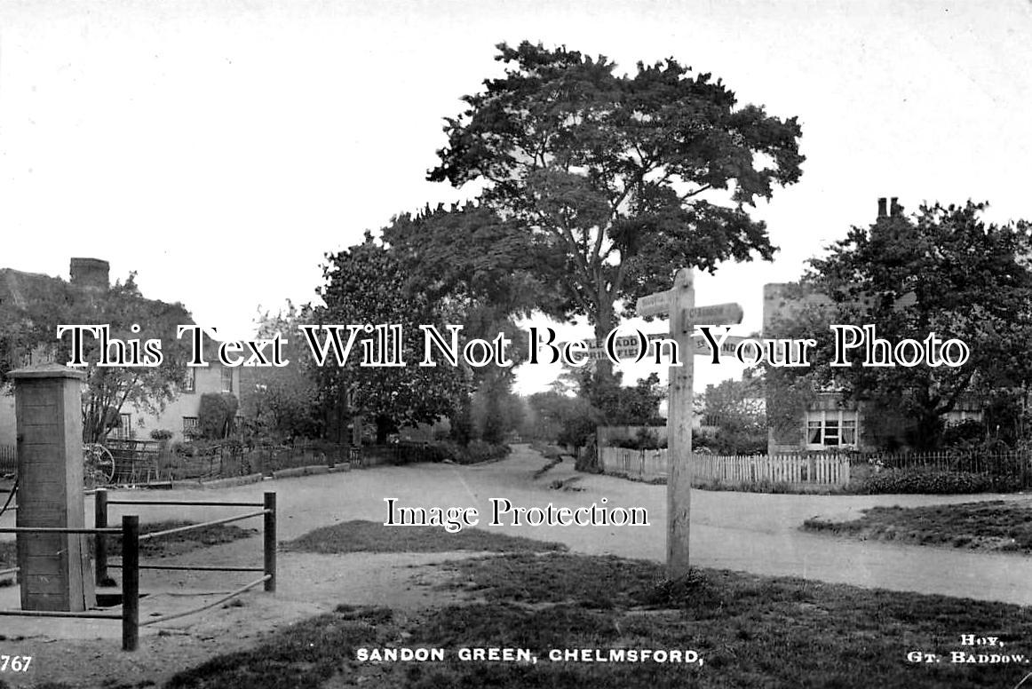 ES 5993 - Sandon Green, Chelmsford, Essex c1917