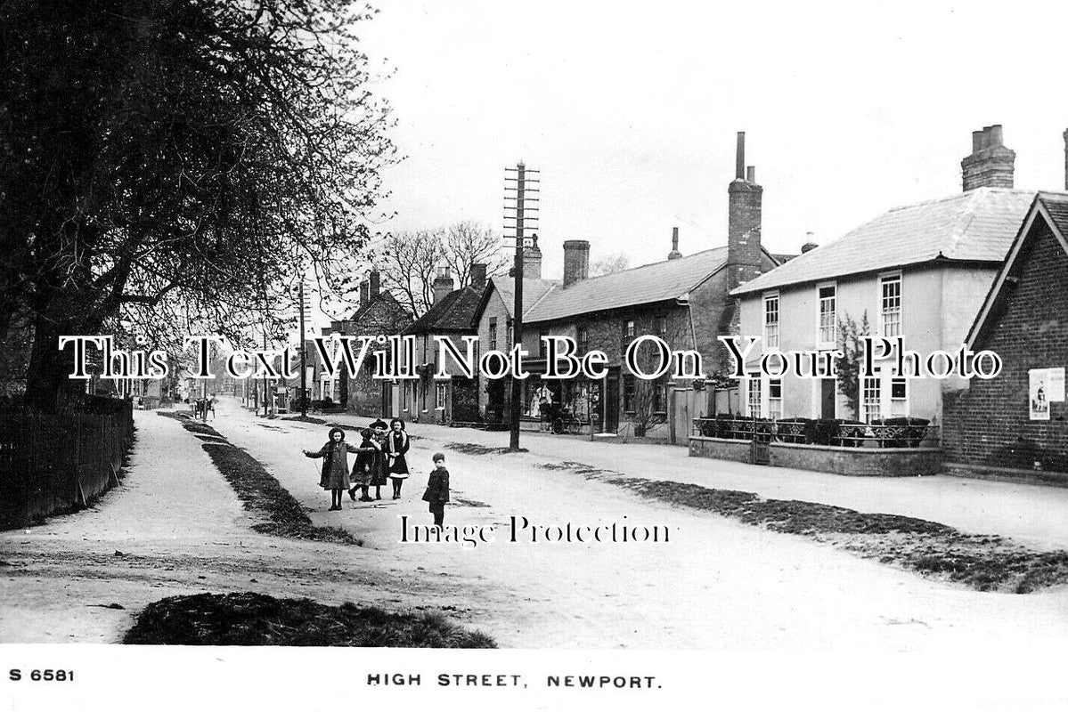 ES 6085 - High Street, Newport, Essex c1910