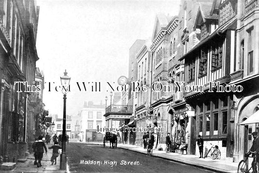 ES 6087 - High Street, Maldon, Essex c1913