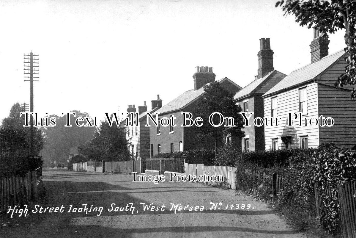 ES 6091 - High Street, West Mersea, Essex c1923