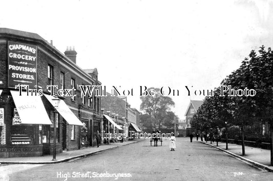 ES 6119 - High Street, Shoeburyness, Essex c1909