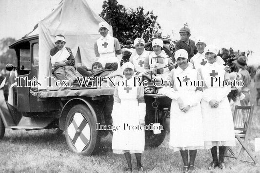 ES 6183 - Red Cross Nurses, Essex Carnival, Billericay Lorry